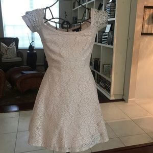 Light pink lace dress
